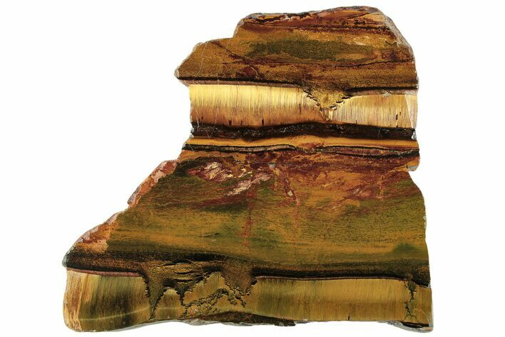 Marra Mamba Tiger's Eye Slab - Mt Brockman ( Billion Years) #225054